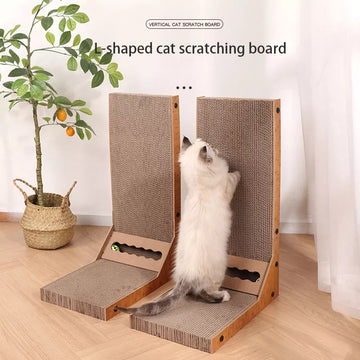 Cat Scratcher Board L-Shaped Furniture