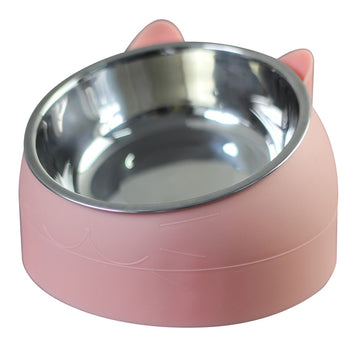 Cat Food Drinking Water Bowl